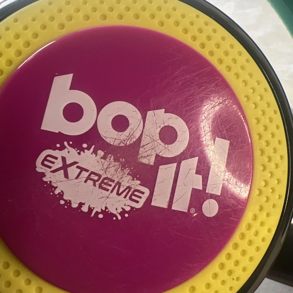 Bop It Extreme Hasbro 2022 Handheld Electronic Game Tested Working